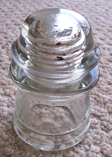 Hemingray clear glass - no.,